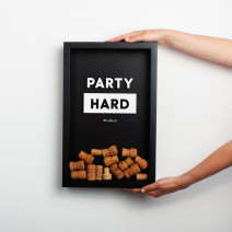 Копилка для винных пробок "Party hard"